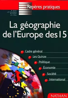 Couverture du produit · La géographie de l'Europe des 15