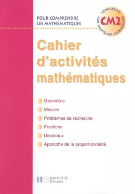Couverture du produit · Pour comprendre les mathématiques CM2: Cahier d'activités mathématiques