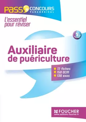 Couverture du produit · Pass'Concours - Auxiliaire de puériculture 3e édition