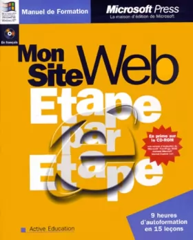 Couverture du produit · Mon site Web Etape par Etape, 1 CD-ROM inclus