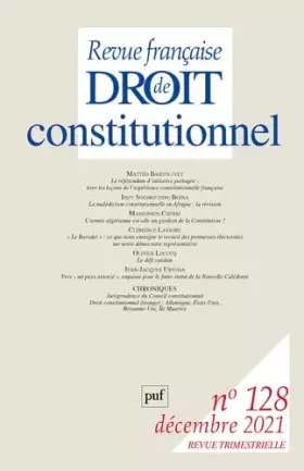 Couverture du produit · Rfdc 2021, n.128