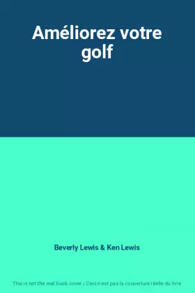 Couverture du produit · Améliorez votre golf