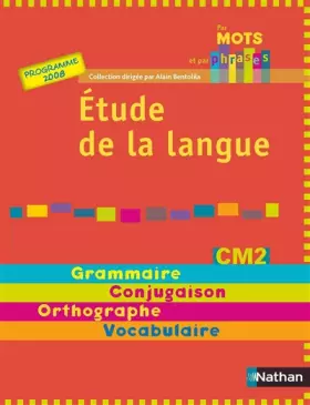 Couverture du produit · Par mots et par phrases CM2