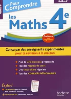 Couverture du produit · Pour Comprendre Maths 4E