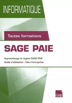 Couverture du produit · Sage Paie: Enoncé