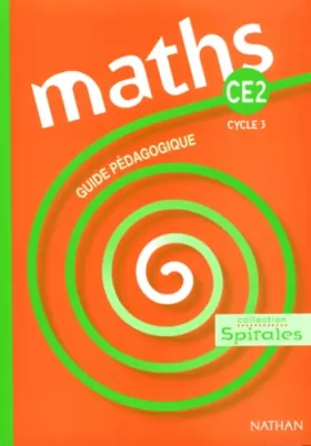 Couverture du produit · Maths spirale, CE2. Livre du maître