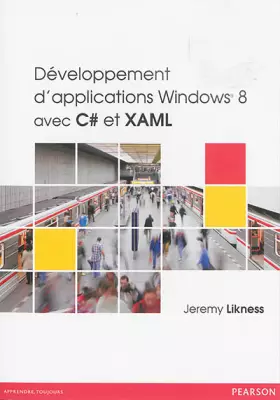 Couverture du produit · Développement d'applications Windows 8 avec C et XAML