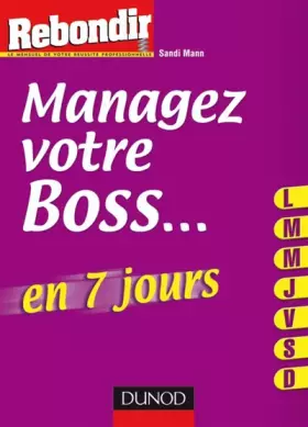 Couverture du produit · Managez votre boss en 7 jours