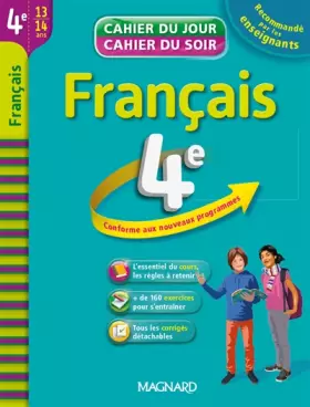 Couverture du produit · Français 4e : cahier de révision et d'entraînement