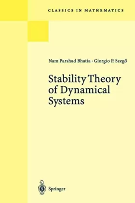 Couverture du produit · Stability Theory of Dynamical Systems
