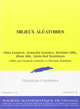 Couverture du produit · Milieux aléatoires