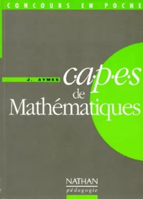 Couverture du produit · CAPES de mathématiques