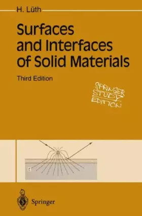 Couverture du produit · SURFACES AND INTERFACES OF SOLID MATERIALS. : 3rd edition, édition en anglais