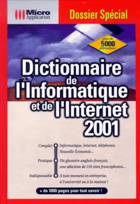 Couverture du produit · Dictionnaire de l'informatique et de l'Internet 2001