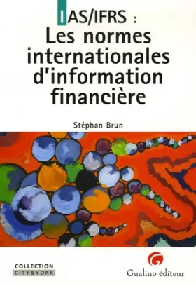 Couverture du produit · IAS/IFRS : Les normes internationles d'information financière