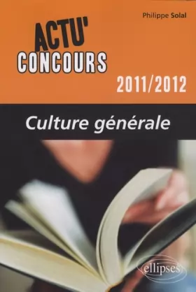 Couverture du produit · Culture générale 2011-2012