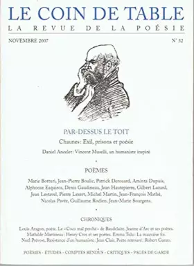 Couverture du produit · Le Coin de Table 32 - novembre 2007 : Par dessus le toit