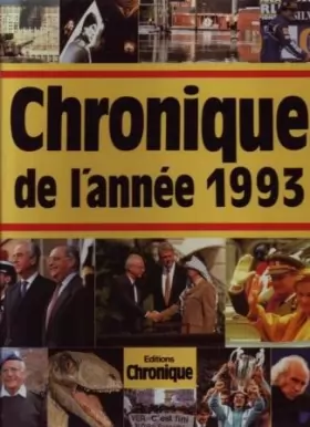 Couverture du produit · Chronique de l'année.... : Chronique de l'année 1993
