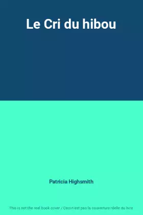 Couverture du produit · Le Cri du hibou