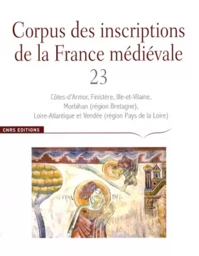 Couverture du produit · Corpus des inscriptions de la France médiévale