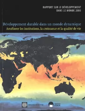 Couverture du produit · Rapport sur le développement dans le monde 2003