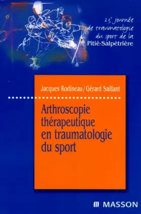 Couverture du produit · Arthroscopie thérapeutique en traumatologie du sport