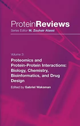 Couverture du produit · Proteomics And Protein-protein Interactions: Biology, Chemistry, Bioinformatics, And Drug Design