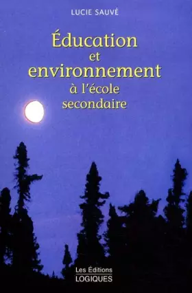 Couverture du produit · Education et environnement à l'école secondaire