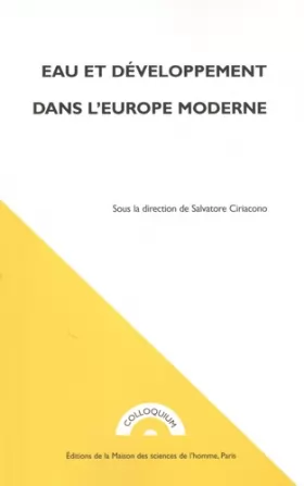 Couverture du produit · Eau et développement dans l'Europe moderne