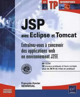 Couverture du produit · JSP avec Eclipse et Tomcat - Entrainez-vous à concevoir des applications web en environnement J2EE