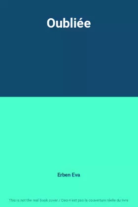 Couverture du produit · Oubliée
