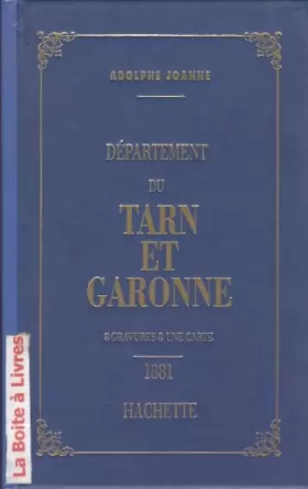Couverture du produit · Géographie du département de Tarn-et-Garonne