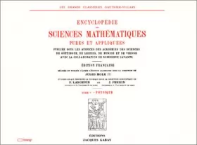 Couverture du produit · Encyclopédie des sciences mathématiques, tome V