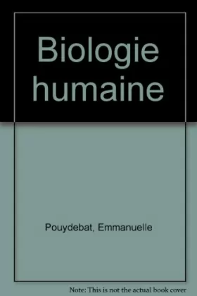 Couverture du produit · Biologie humaine
