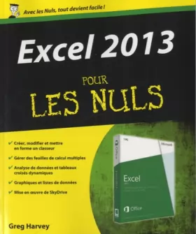 Couverture du produit · Excel 2013 Pour les Nuls