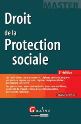 Couverture du produit · Master - Droit de la protection sociale