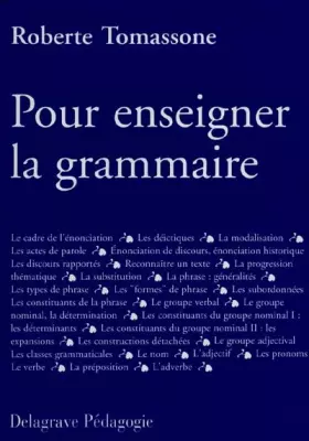 Couverture du produit · Pour enseigner la grammaire