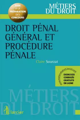 Couverture du produit · Droit pénal et procédure pénale