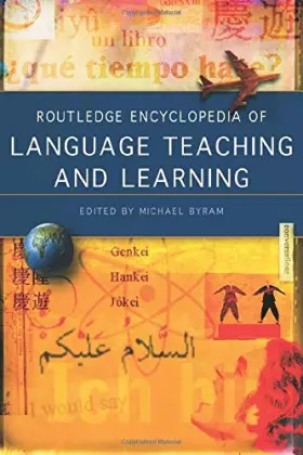 Couverture du produit · Routledge Encyclopedia of Language Teaching and Learning