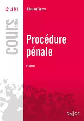 Couverture du produit · Procédure pénale - 5e éd.