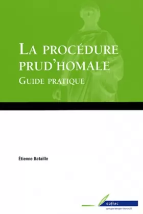 Couverture du produit · La procédure prud'homale guide pratique