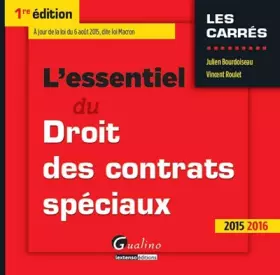 Couverture du produit · L'Essentiel du Droit des contrats spéciaux
