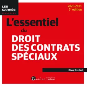 Couverture du produit · L'essentiel du droit des contrats spéciaux (2020-2021)