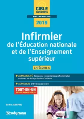 Couverture du produit · Infirmier de l'éducation nationale et de l'enseignement supérieur 2019