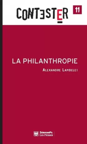 Couverture du produit · La philanthropie