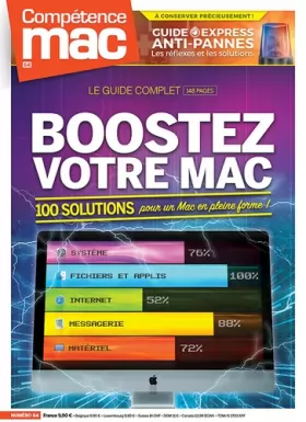 Couverture du produit · Compétence Mac n° 64 - Boostez votre Mac - 100 solutions pour un Mac en pleine forme !