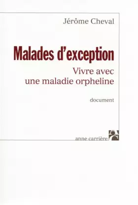 Couverture du produit · MALADES D EXCEPTION VIVRE AVEC