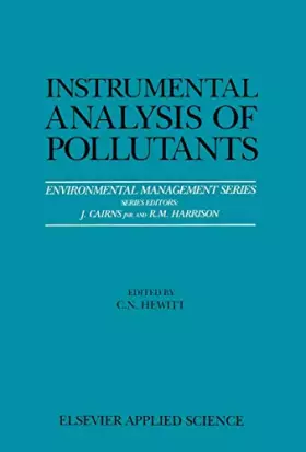 Couverture du produit · Instrumental Analysis of Pollutants