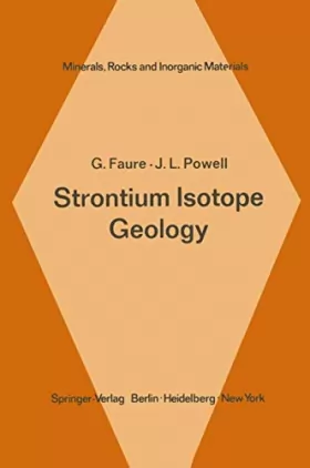 Couverture du produit · Strontium Isotope Geology