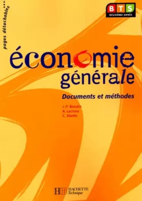 Couverture du produit · Economie générale, BTS 2e année : Livre de l'élève